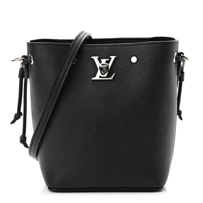 Louis Vuitton Calfskin Nano Lockme Bucket Black 1 of 8