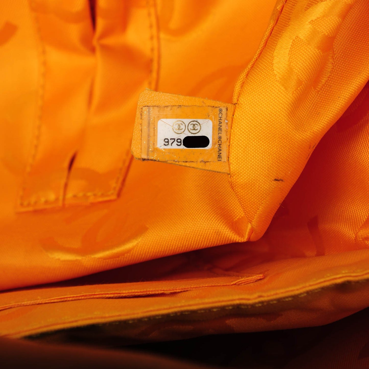 Calfskin Quilted Large Cambon Bag Black