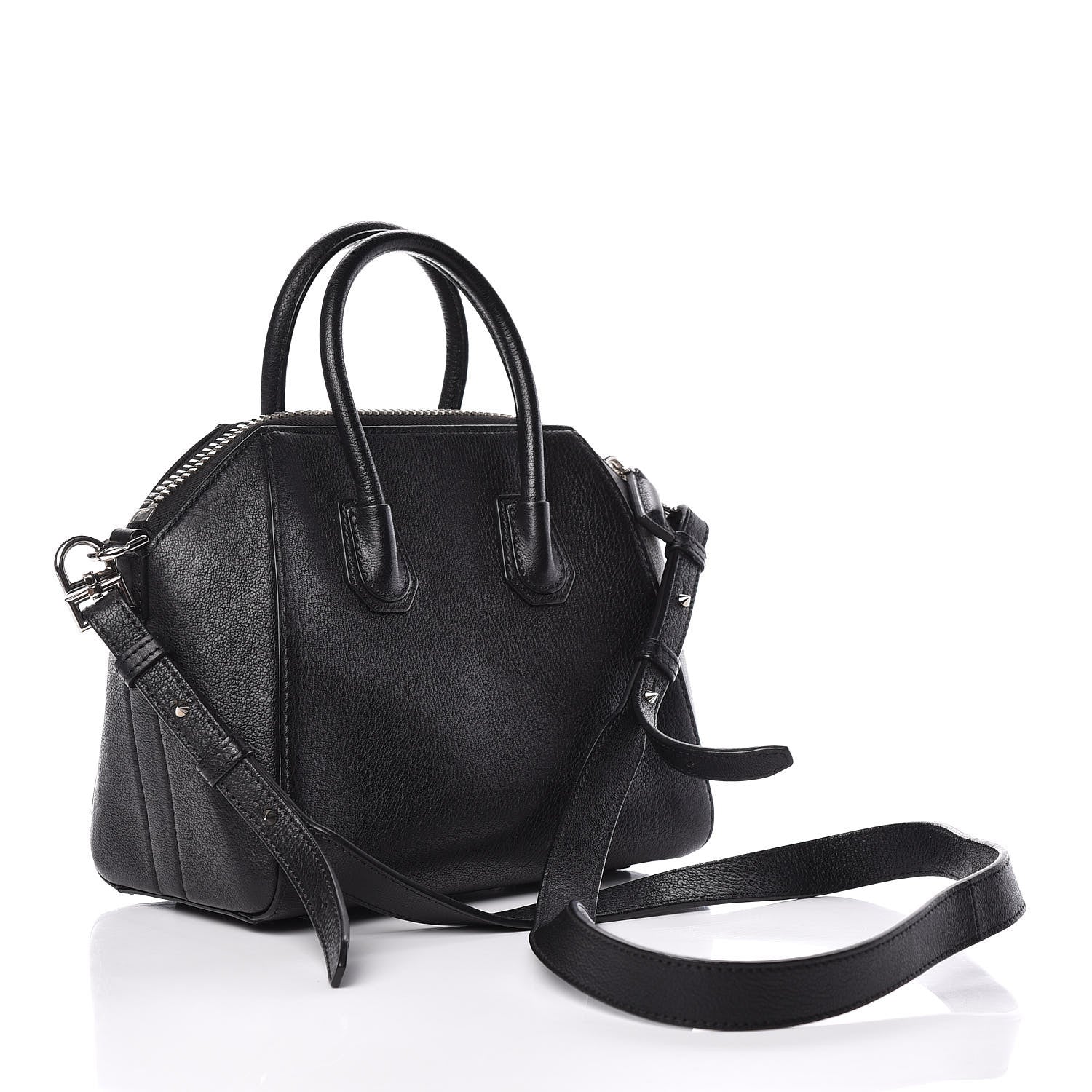 Givenchy Sugar Goatskin Mini Antigona Black 3 of 10