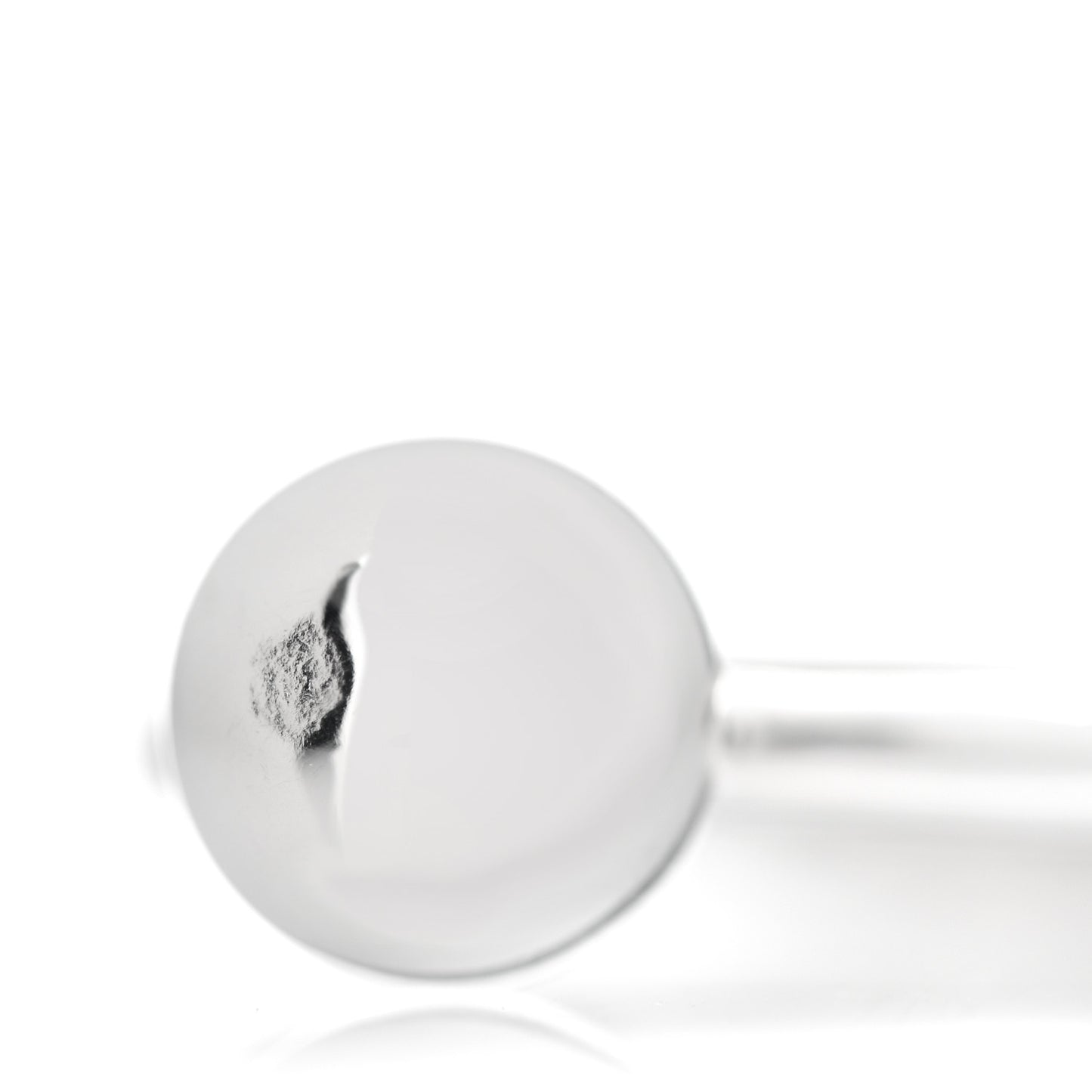 Sterling Silver 8mm HardWear Ball Ring 50 5.5