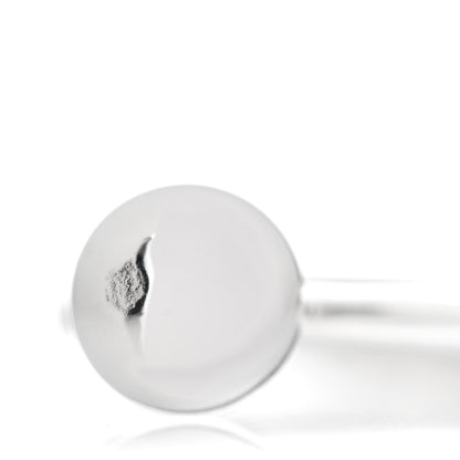 Tiffany Sterling Silver 8mm HardWear Ball Ring 50 5.5 6 of 6