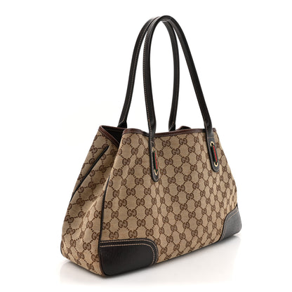 Gucci Monogram Medium Princy Tote Dark Brown 3 of 15