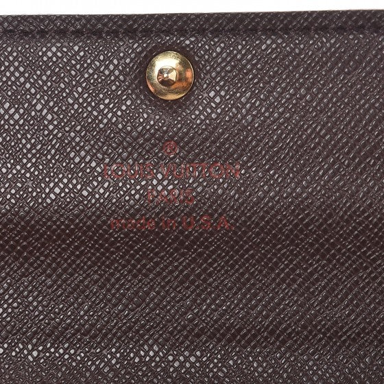 Louis Vuitton Damier Ebene Sarah Wallet 6 of 8