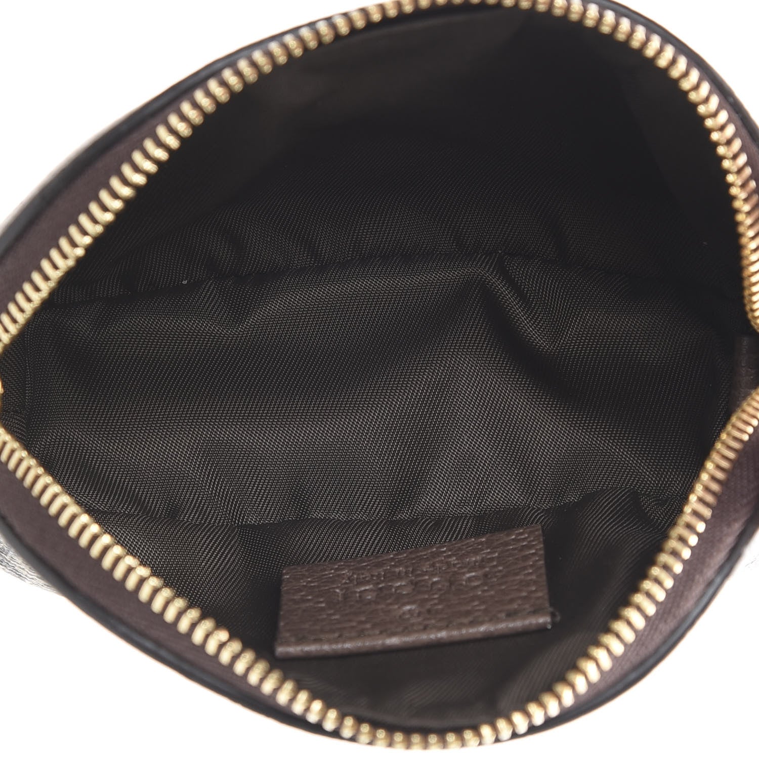 Gucci GG Supreme Monogram Web Ophidia Dome Key Pouch Beige New Acero 4 of 7