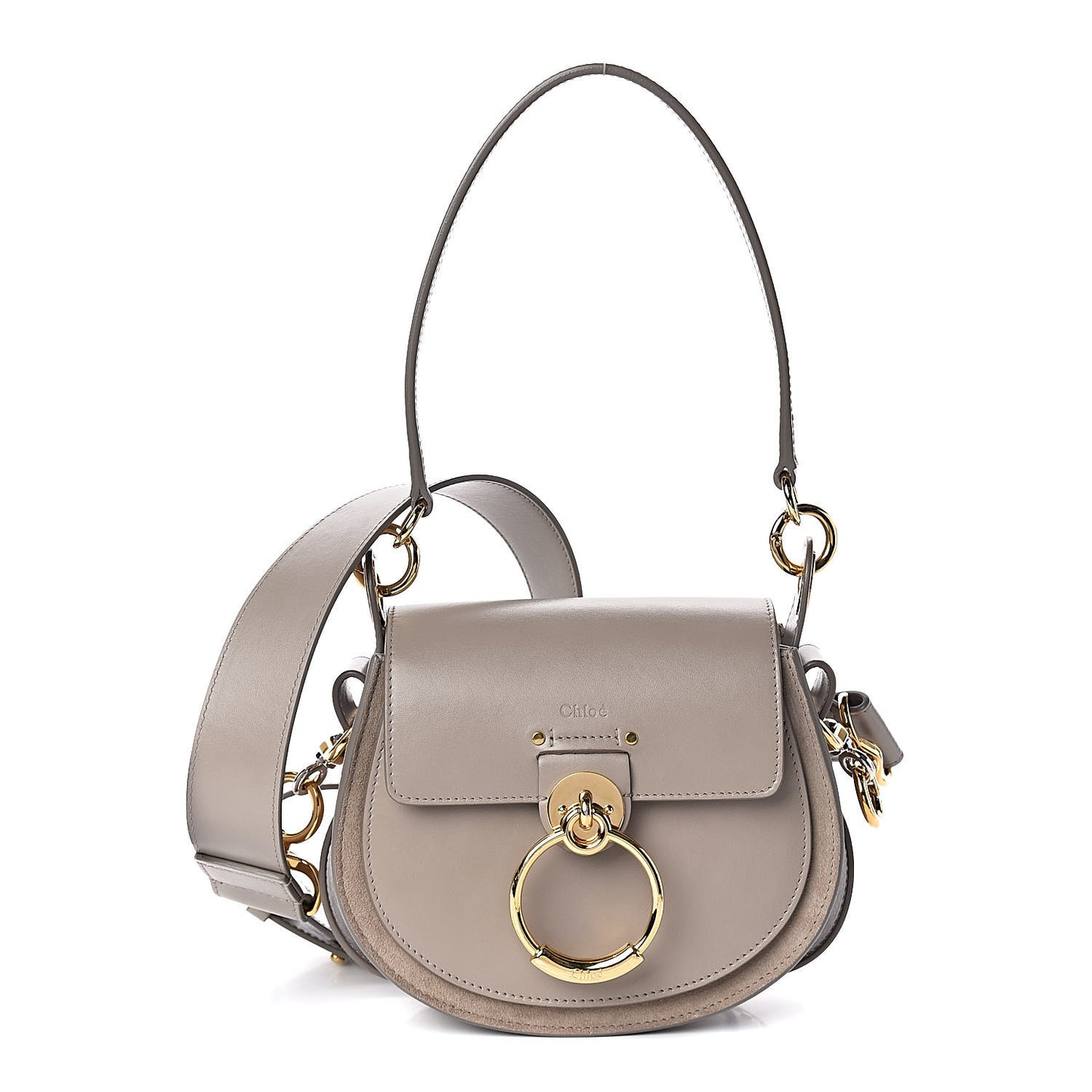 Calfskin Small Tess Bag Motty Grey