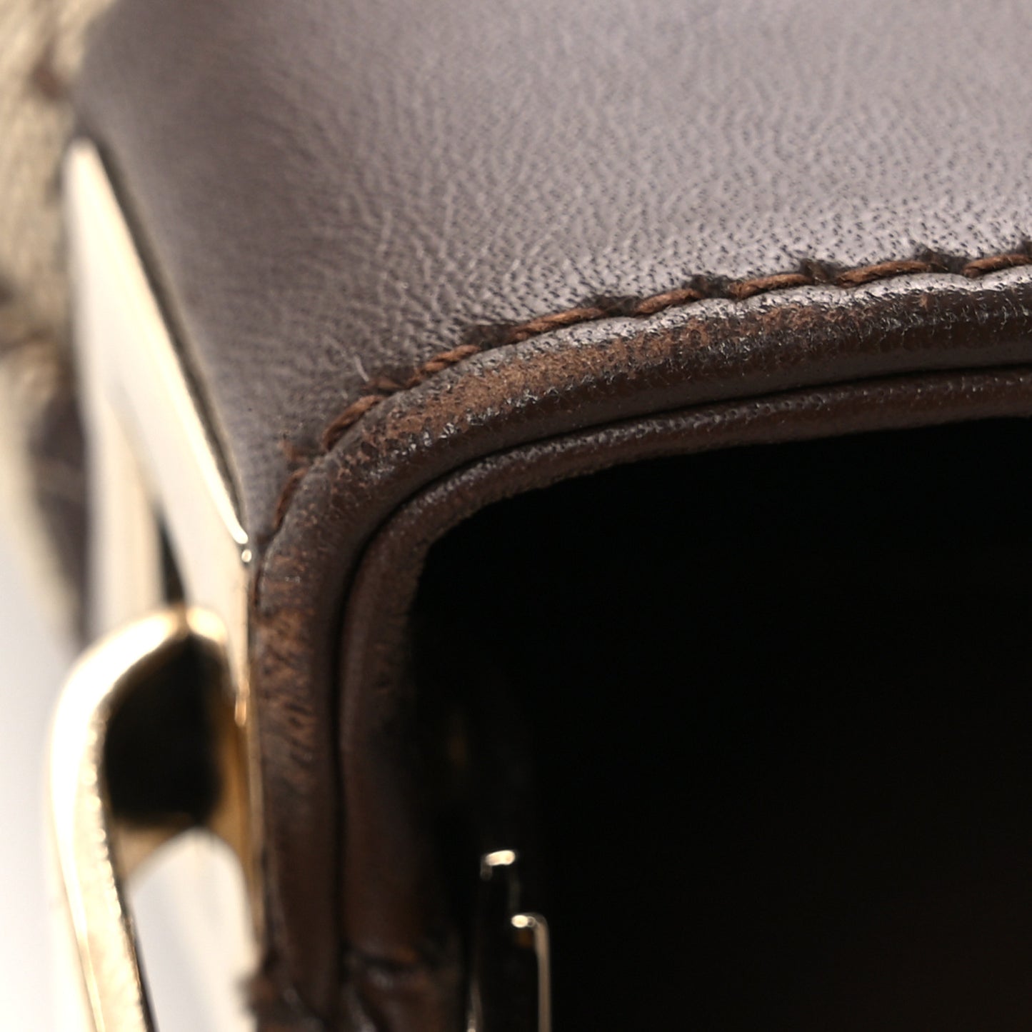 Monogram Hobo Dark Brown