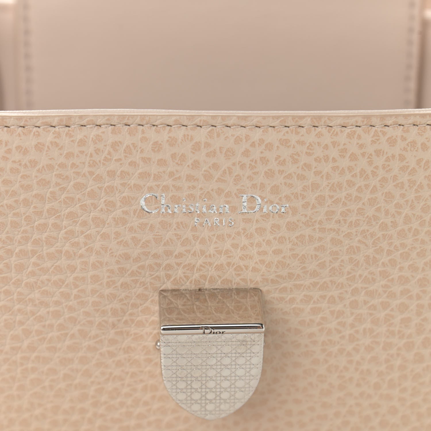 Christian Dior Bullcalf Medium Diorever Flap Beige 6 of 14