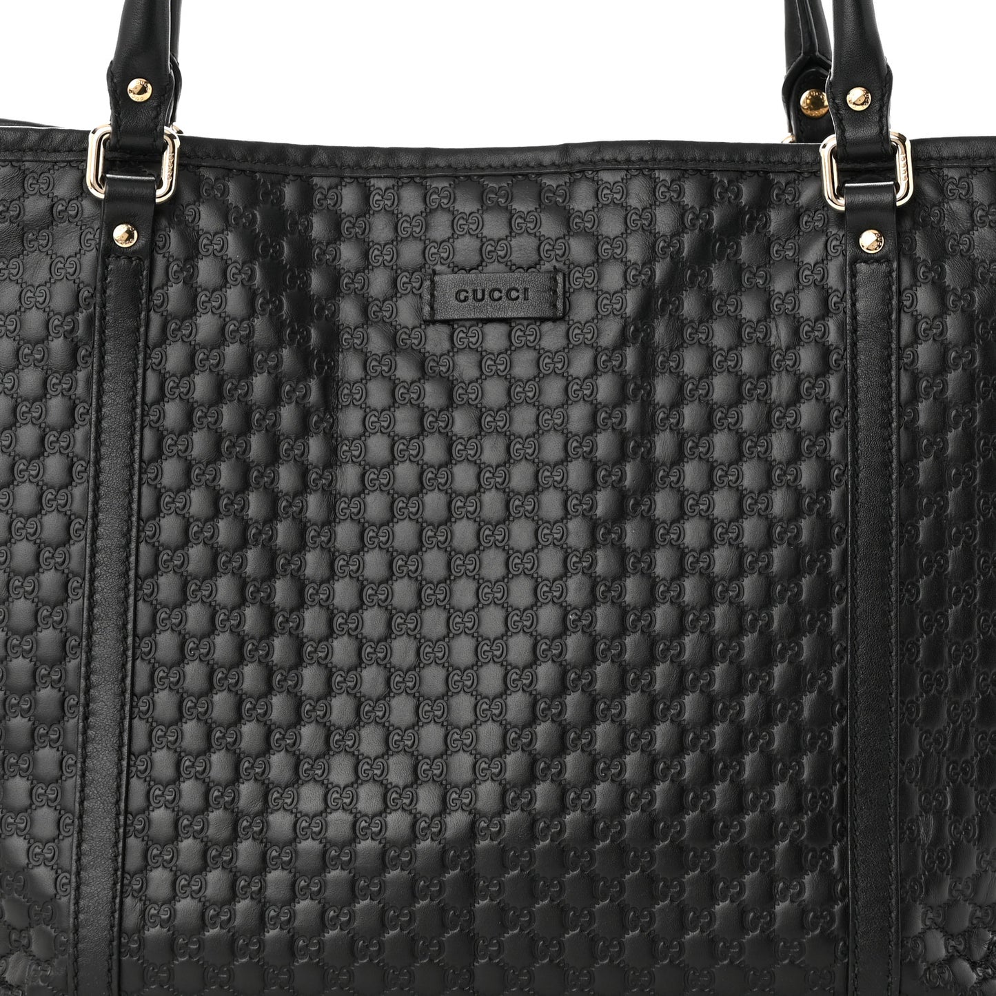 Microguccissima Medium Joy Tote Black