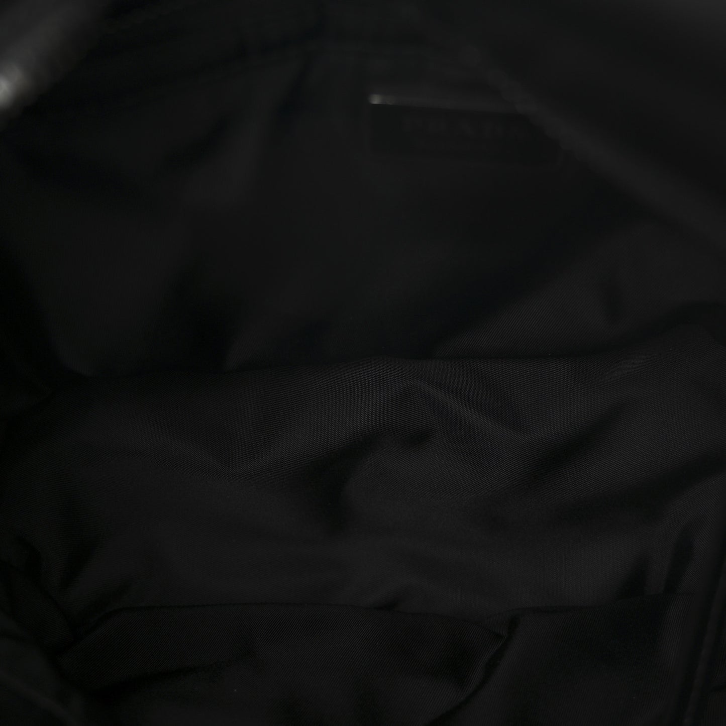 Tessuto Nylon Soft Padded Small Shopping Tote Black