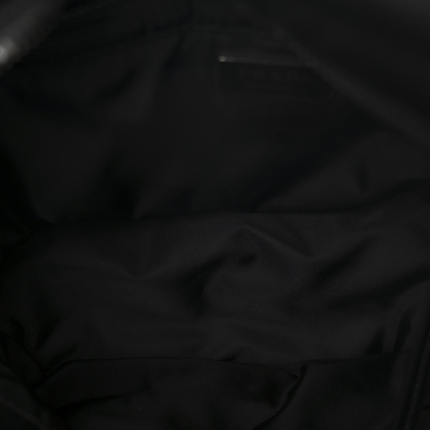 Prada Tessuto Nylon Soft Padded Small Shopping Tote Black 5 of 9