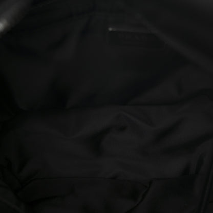 Prada Tessuto Nylon Soft Padded Small Shopping Tote Black 5 of 9