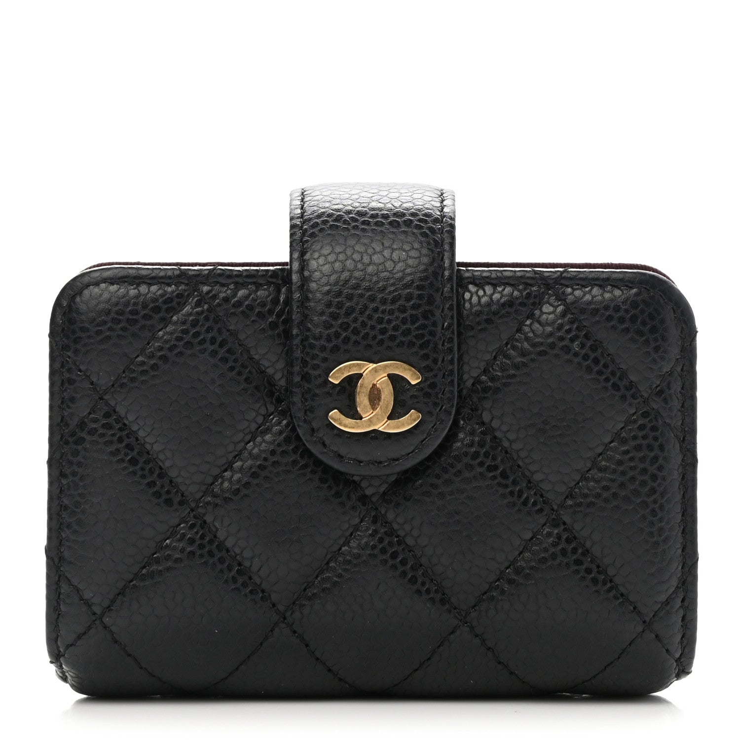 Chanel Caviar Quilted Gusseted Card Holder Black 1 of 8