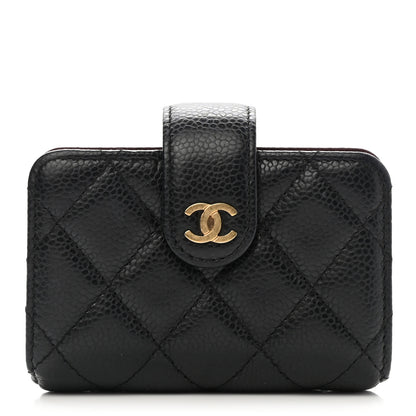 Chanel Caviar Quilted Gusseted Card Holder Black 1 of 8