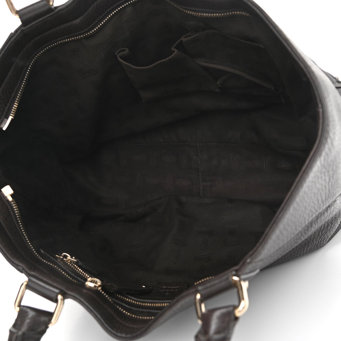 Calfskin Horsebit Web Dark Brown