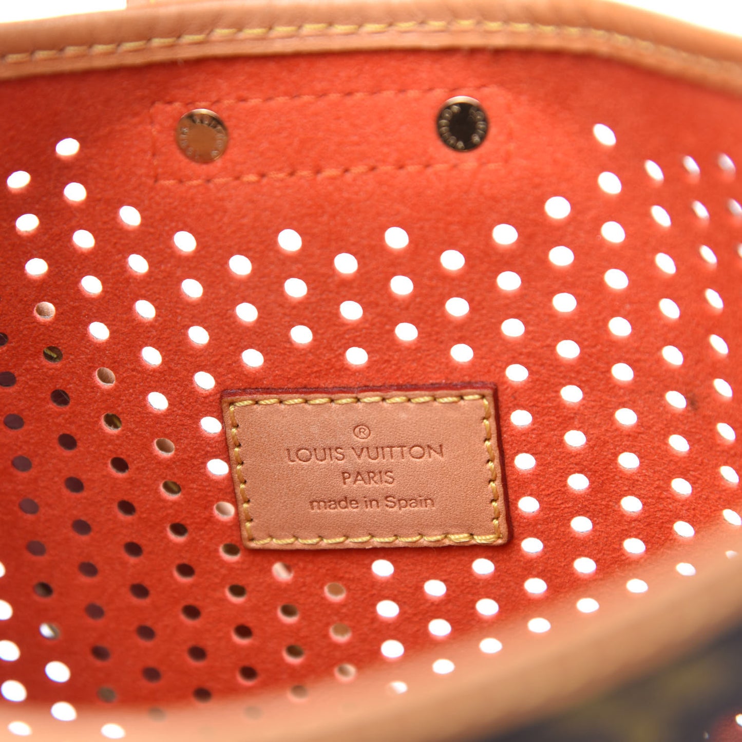 Monogram Perforated Musette Orange