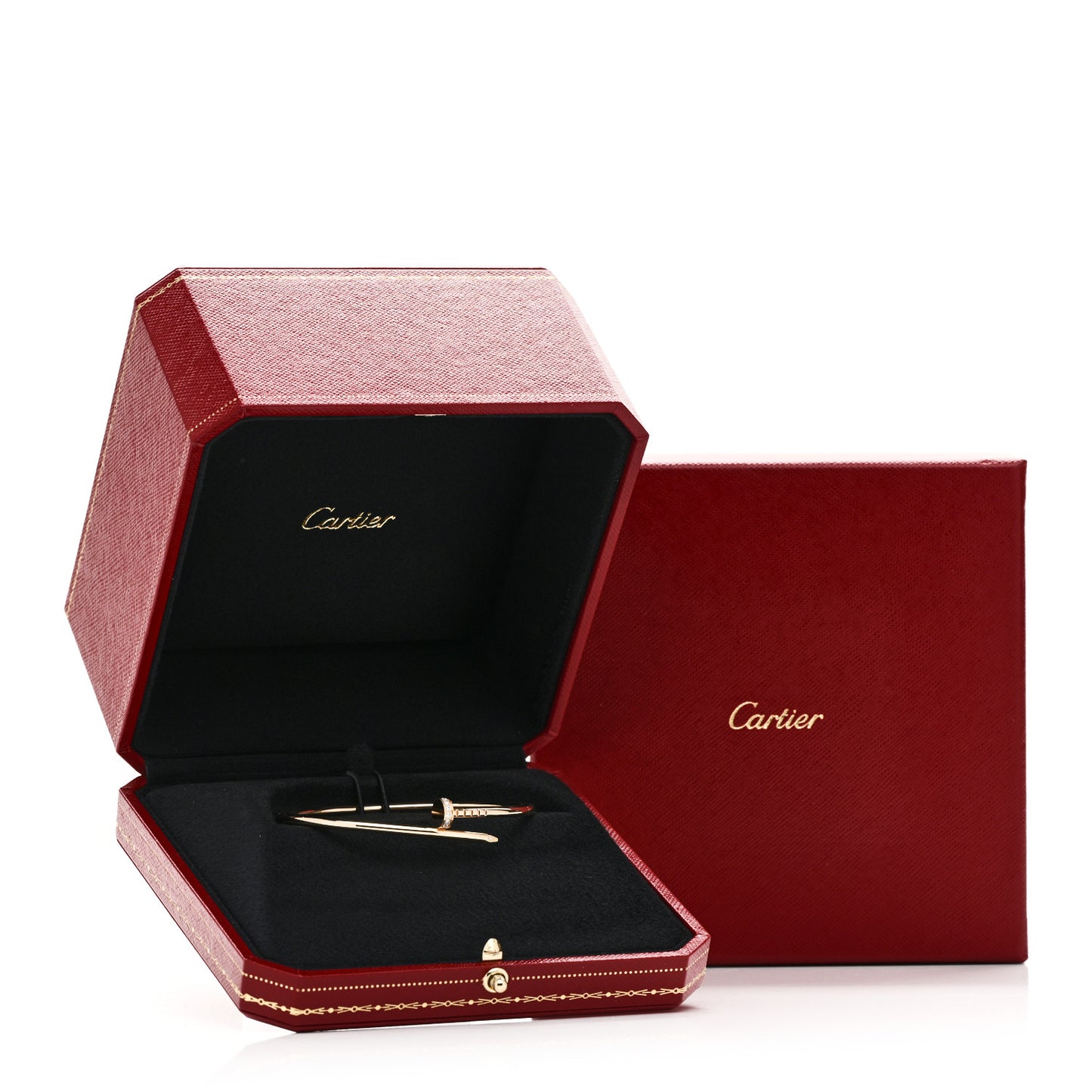18K Yellow Gold Diamond Small Juste Un Clou Bracelet 18