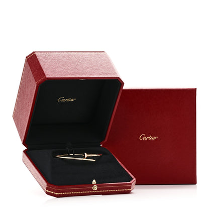 Cartier 18K Yellow Gold Diamond Small Juste Un Clou Bracelet 18 5 of 5