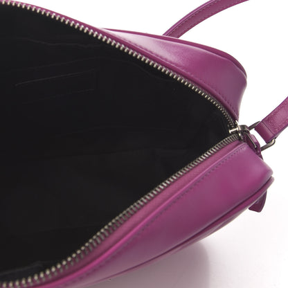 Saint Laurent Calfskin Matelasse Monogram Lou Camera Bag Electric Fuchsia 7 of 9