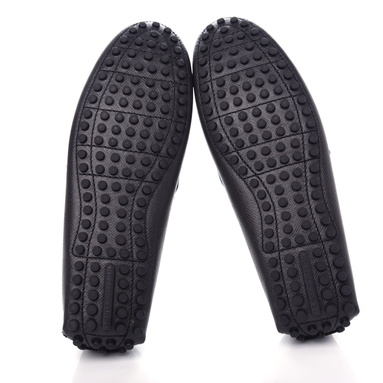 Louis Vuitton Taiga Mens Hockenheim Moccasin Loafers 8 Ardoise 6 of 10
