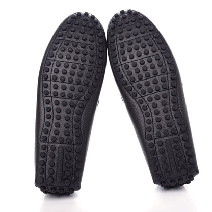 Louis Vuitton Taiga Mens Hockenheim Moccasin Loafers 8 Ardoise 6 of 10