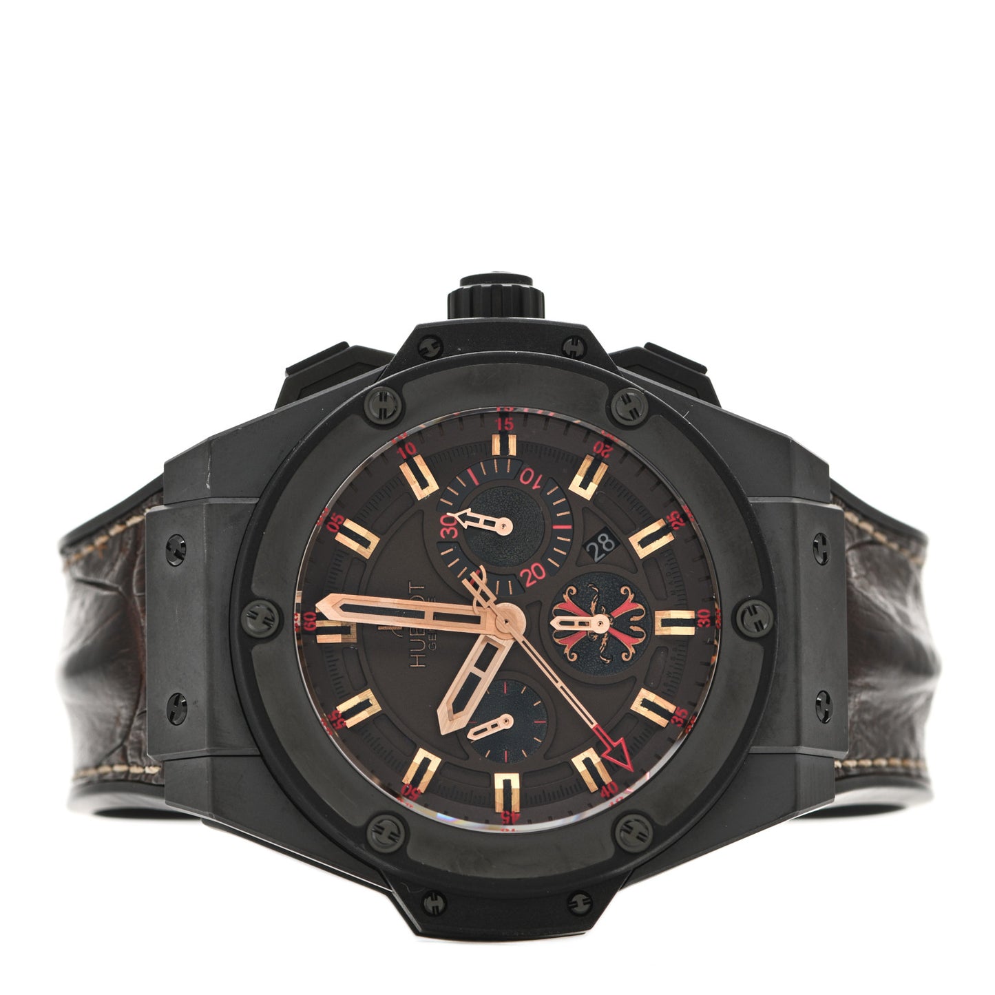 Ceramic Alligator 48mm Big Bang King Power "Arturo Fuente" Limited Edition Automatic Watch Black 703.CI.3113.HR.OPX12