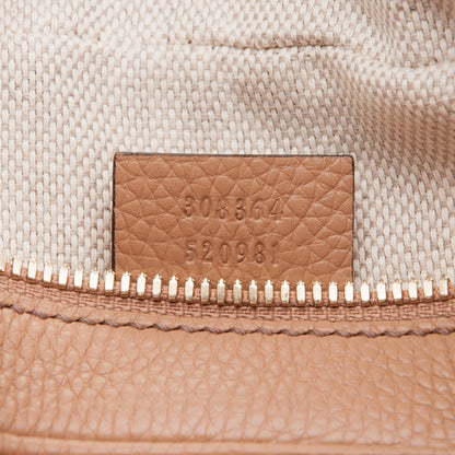 Gucci Pebbled Calfskin Small Soho Disco Bag Camelia 7 of 7