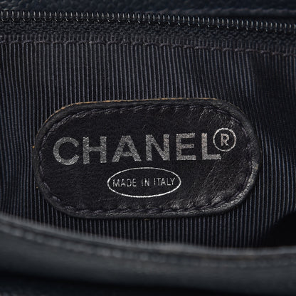 Chanel Caviar Flap Shoulder Bag Navy 6 of 11