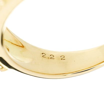 Parker & West by FASHIONPHILE 18K Yellow Gold Diamond 2.22ctw Three Row Dome Band Ring  50 5.5 10 of 10