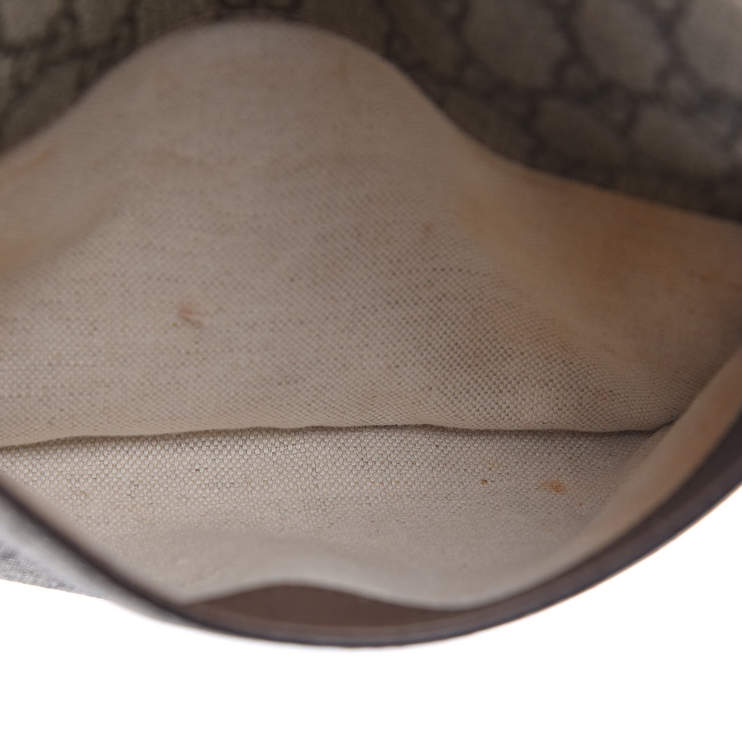 GG Supreme Monogram Web Small Neo Vintage Double Flap Messenger Bag Beige New Acero