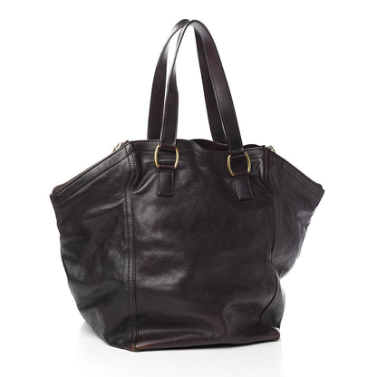 Saint Laurent Calfskin Medium Downtown Brown 3 of 12