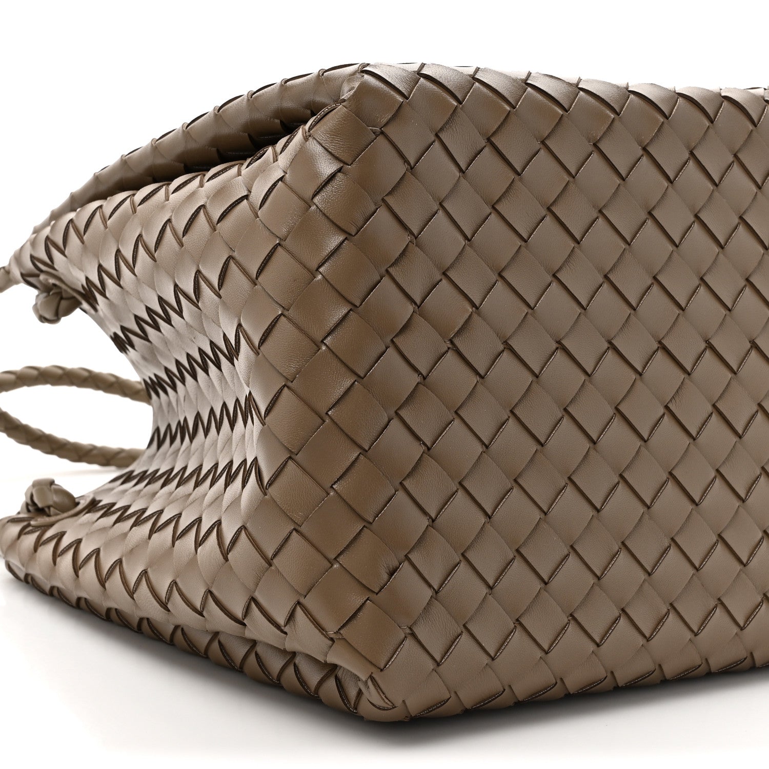 Bottega Veneta Nappa Intrecciato Large Andiamo Parachute Shoulder Bag Pinecone 11 of 11