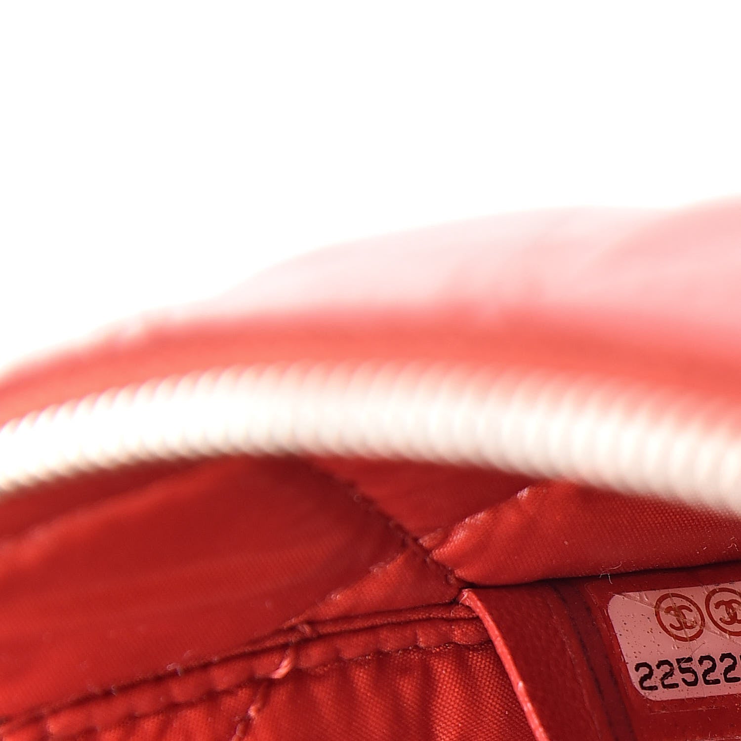 Chanel Lambskin Quilted Large Vanity Pouch Red 7 of 7