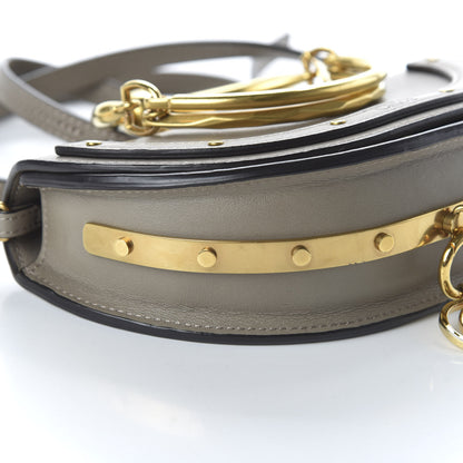 Chloe Calfskin Small Nile Bracelet Minaudiere Bag Motty Grey 6 of 9