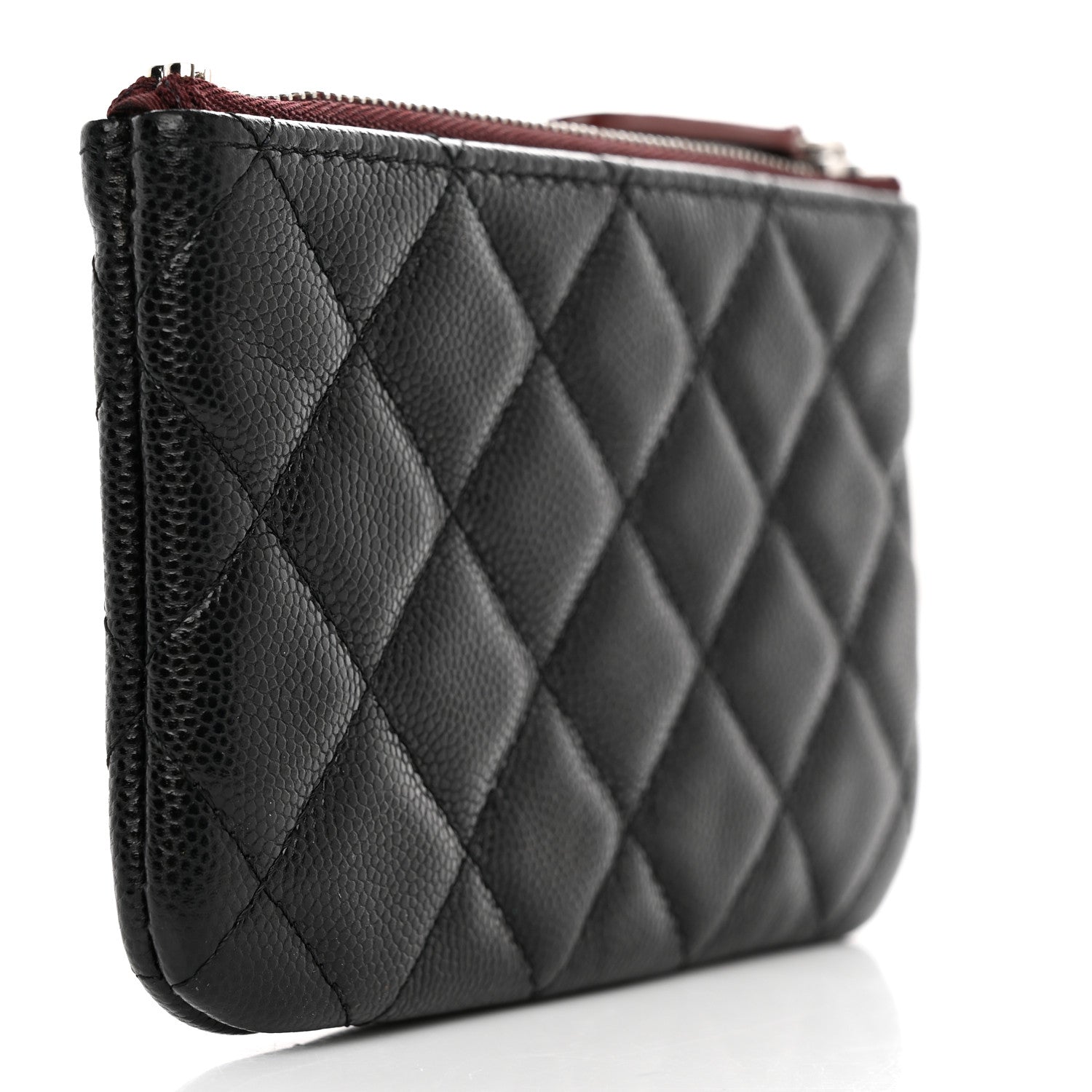 Chanel Caviar Quilted Small Cosmetic Case Black 3 of 8
