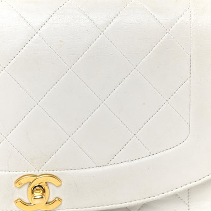 Chanel Lambskin Quilted Medium Single Flap White 9 of 23