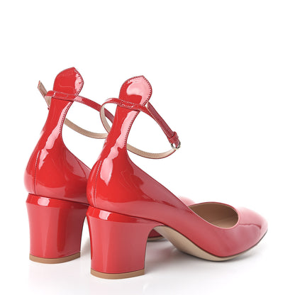 Valentino Garavani Patent Tan-Go Mary Jane 60mm Pumps 39 Rosso Valentino 4 of 7