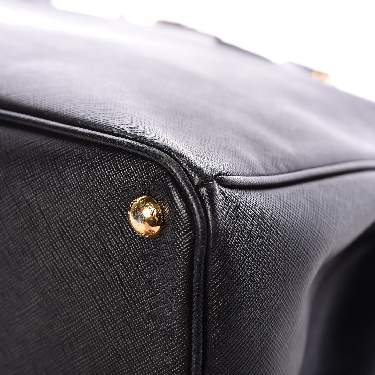 Saffiano Lux Large Tote Black