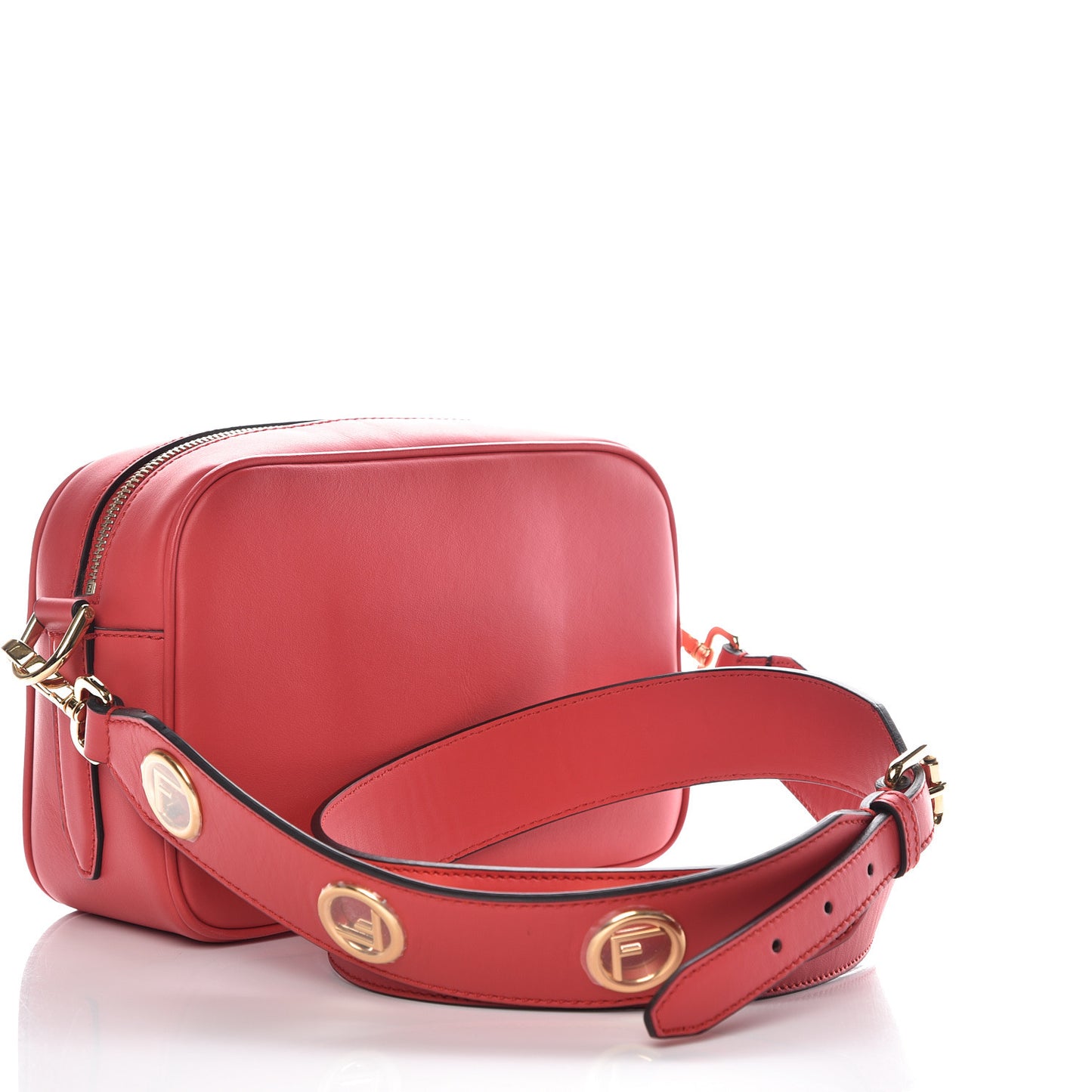 Vitello Century Opaco F is Fendi Camera Case Fiamma