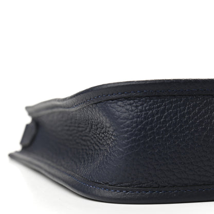 Hermes Taurillon Clemence Evelyne TPM Bleu Nuit 7 of 8
