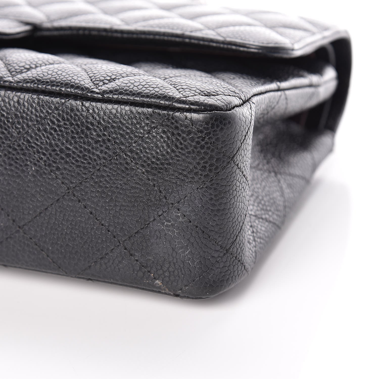 Chanel Caviar Quilted Medium Double Flap Black 20 of 21