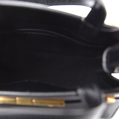 Saint Laurent Smooth Calfskin Manhattan Nano Shopper Tote Black 5 of 9