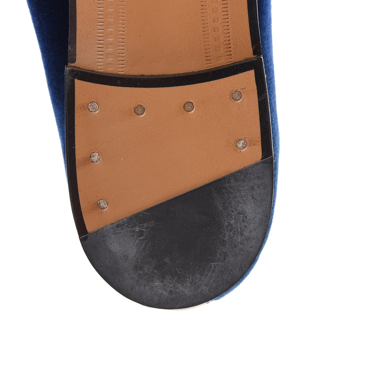 Velvet Horsebit Womens Jordaan Loafers 36 Blue Cobalt