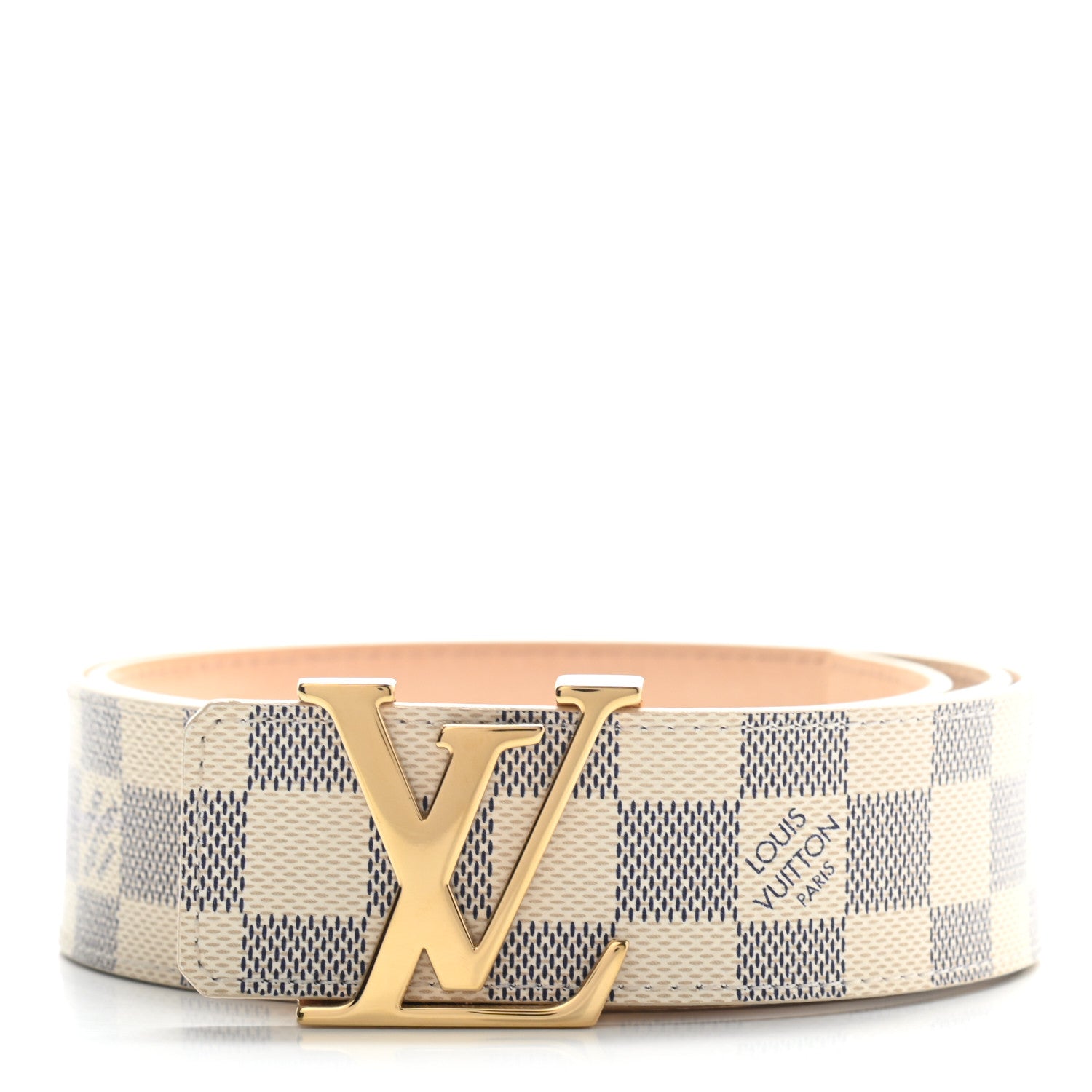 Louis Vuitton Damier Azur LV Initiales Belt 90 36 1 of 6