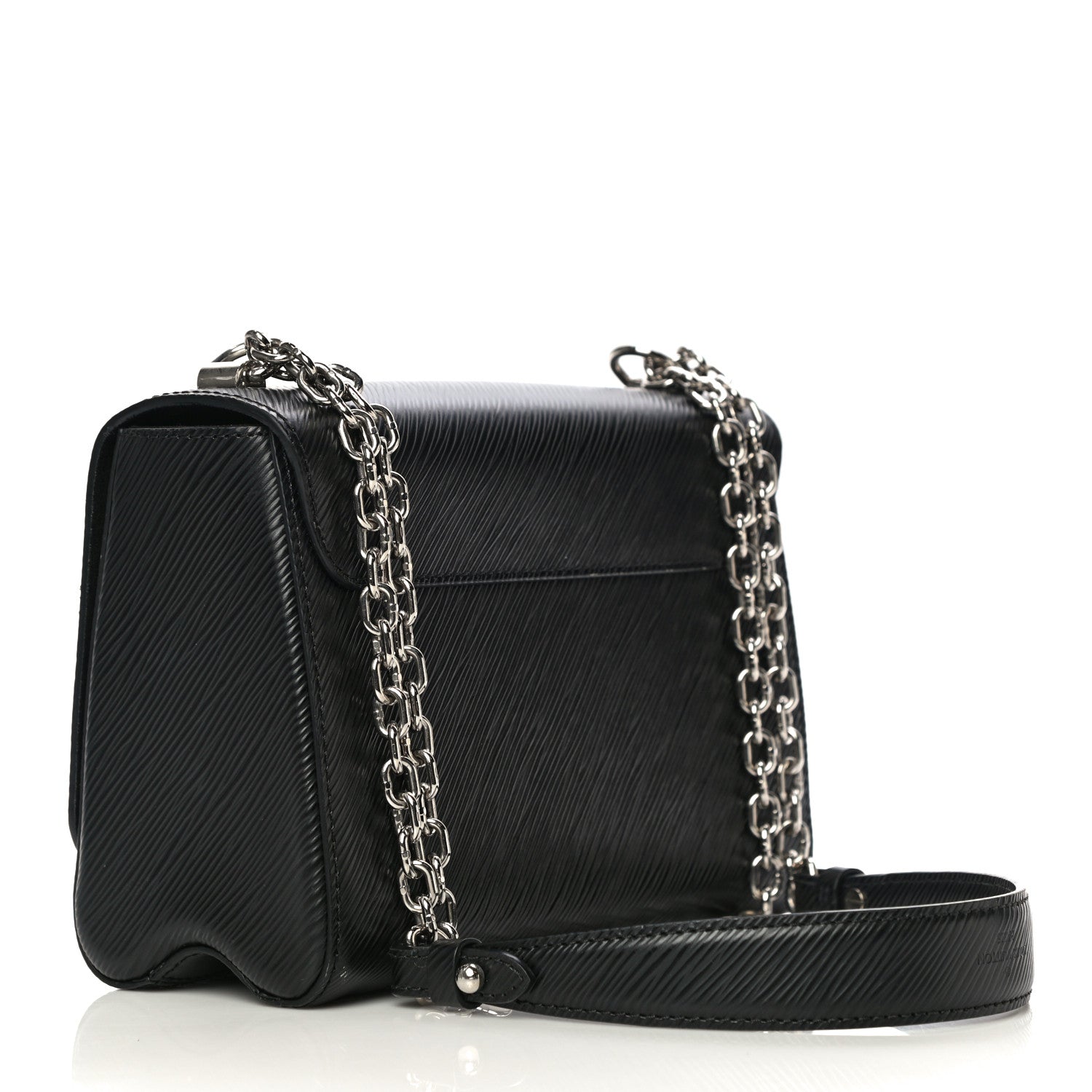 Louis Vuitton Epi Twist Shoulder Bag MM Black 3 of 16