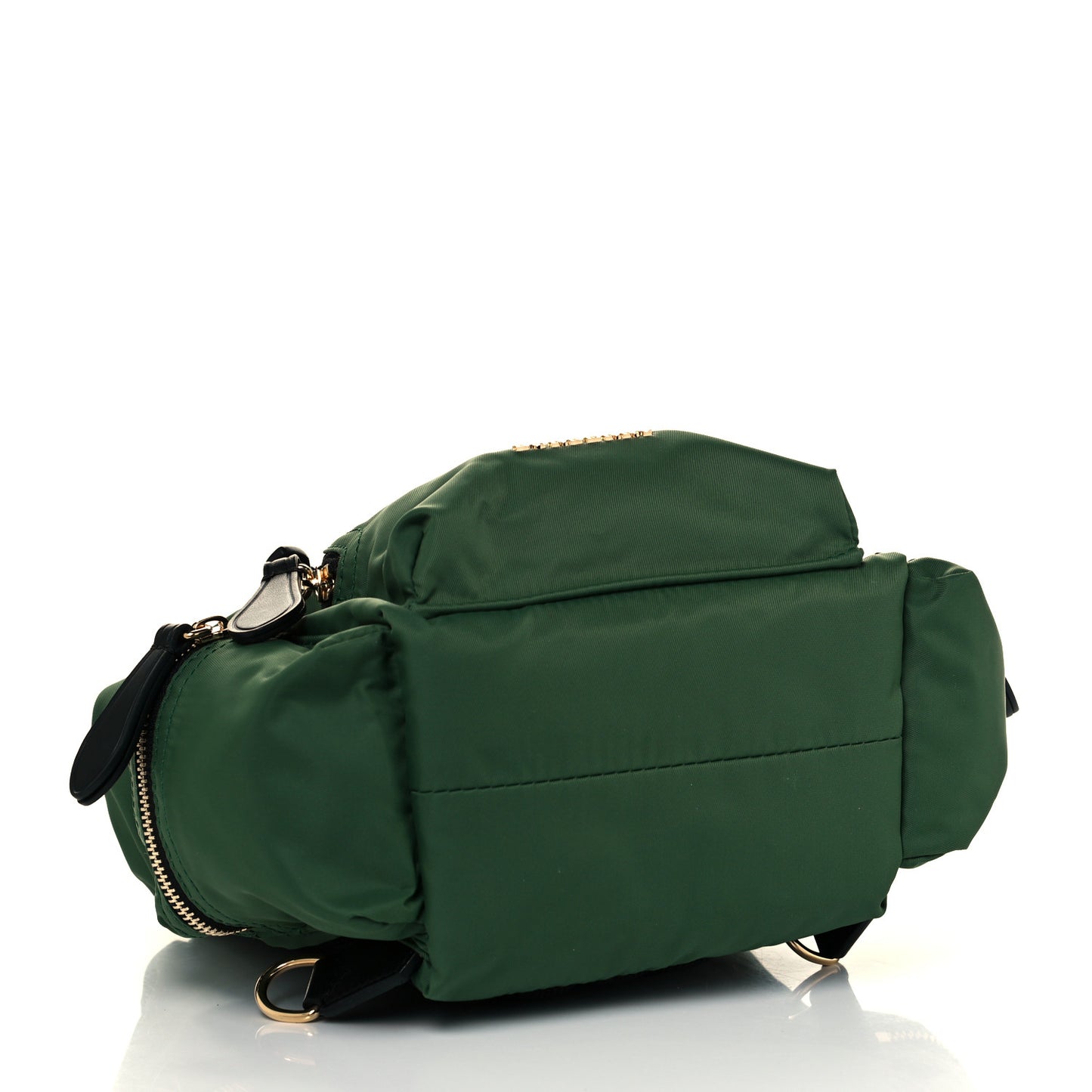 Nylon Small Crossbody Rucksack Backpack Canvas Green