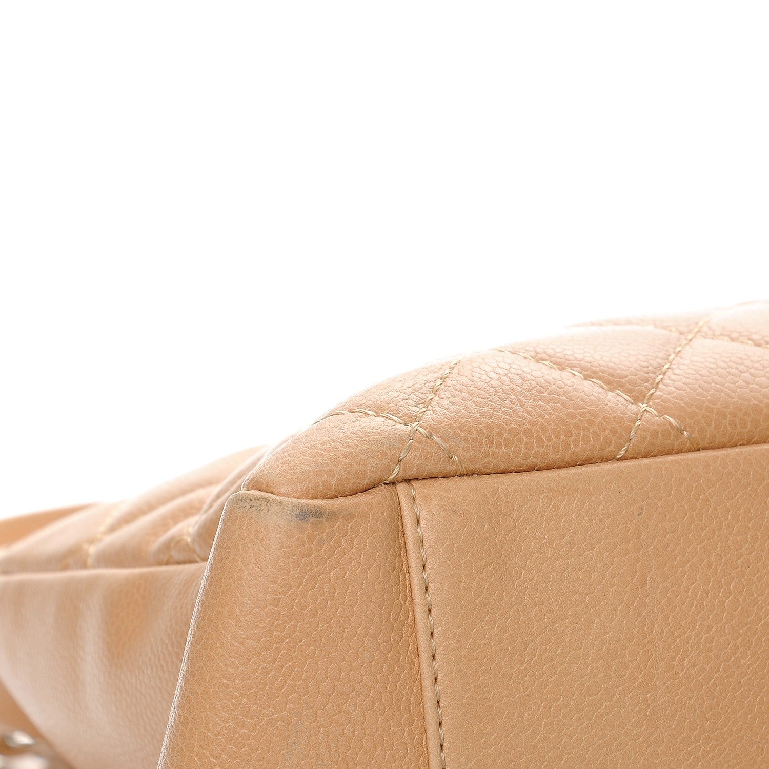 Chanel Caviar Quilted Grand Shopping Tote GST Beige 12 of 13