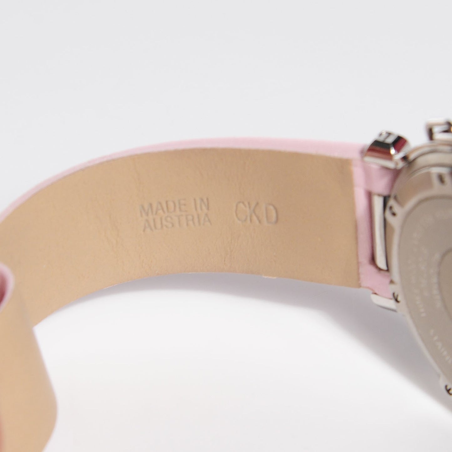 Stainless Steel Satin Mother of Pearl 35mm Miss Pasha Automatic Watch Pink