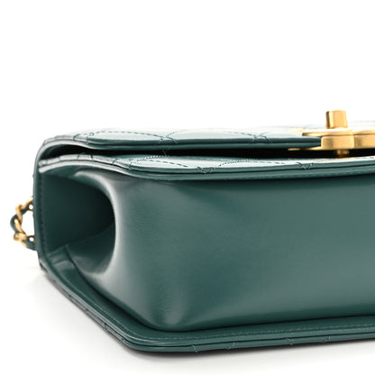 Chanel Calfskin Quilted Perfect Fit Flap Green 7 of 11