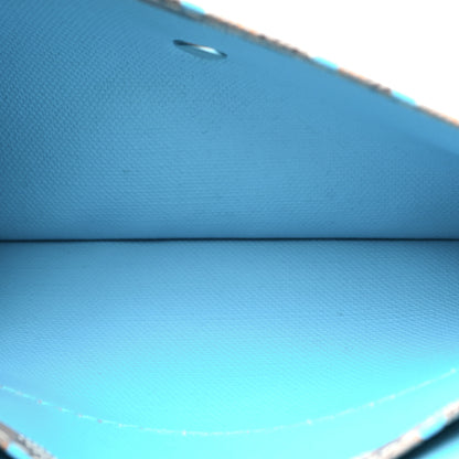 Goyard Goyardine Saint Louis Claire Voie GM Grege Turquoise 7 of 14