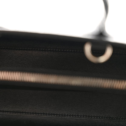 Saint Laurent Calfskin Crocodile Embossed Baby Sac De Jour Black 5 of 9